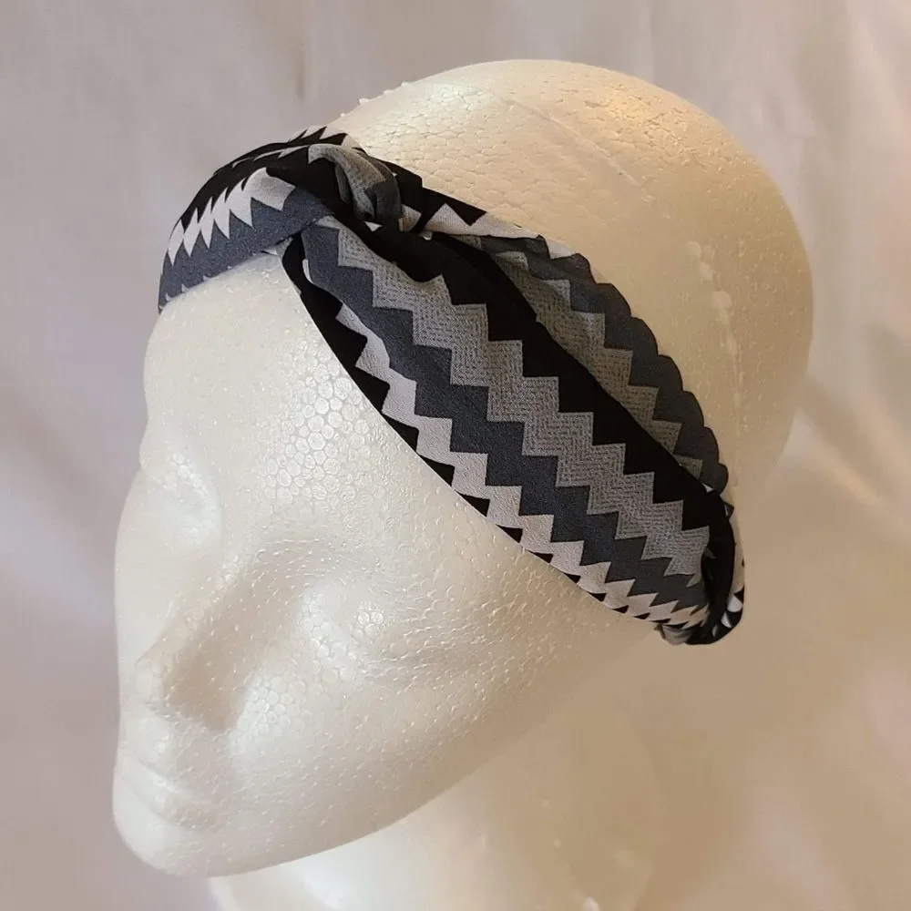 New black and white headband